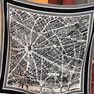Dior double-sided same color velvet square scarf